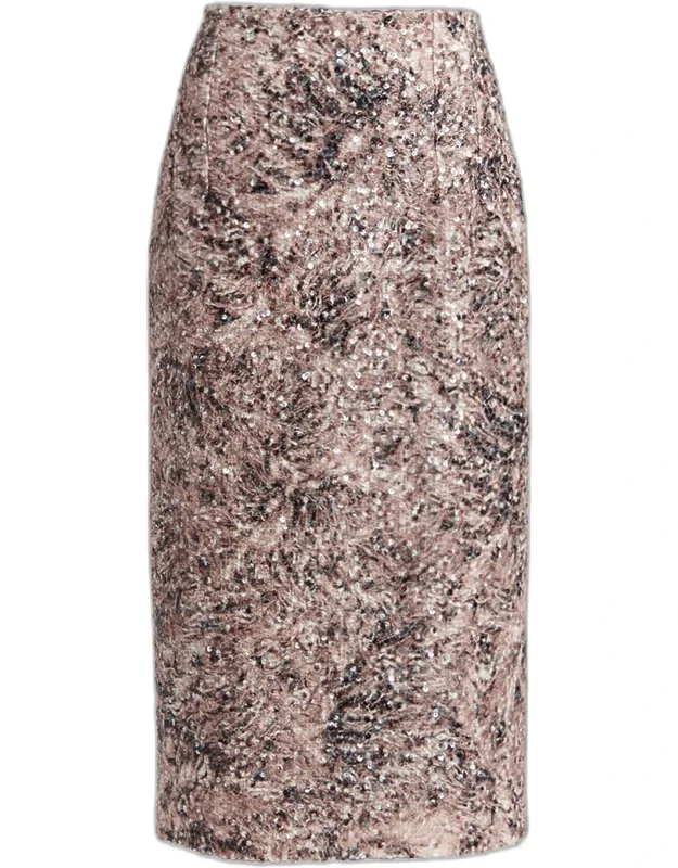 Sequined Midi Skirt