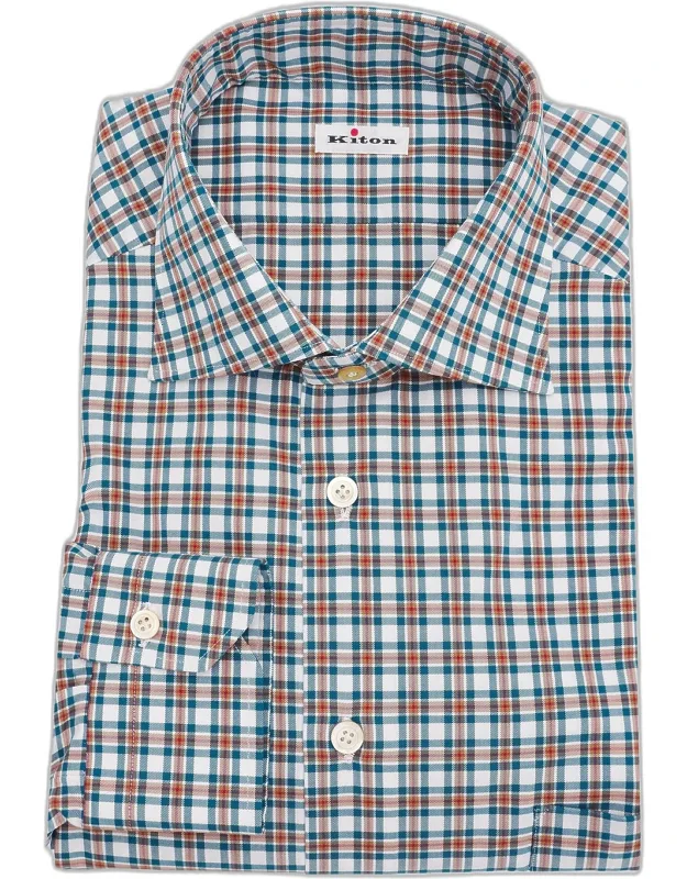 Cotton Plaid Classic-fit Dress Shirt