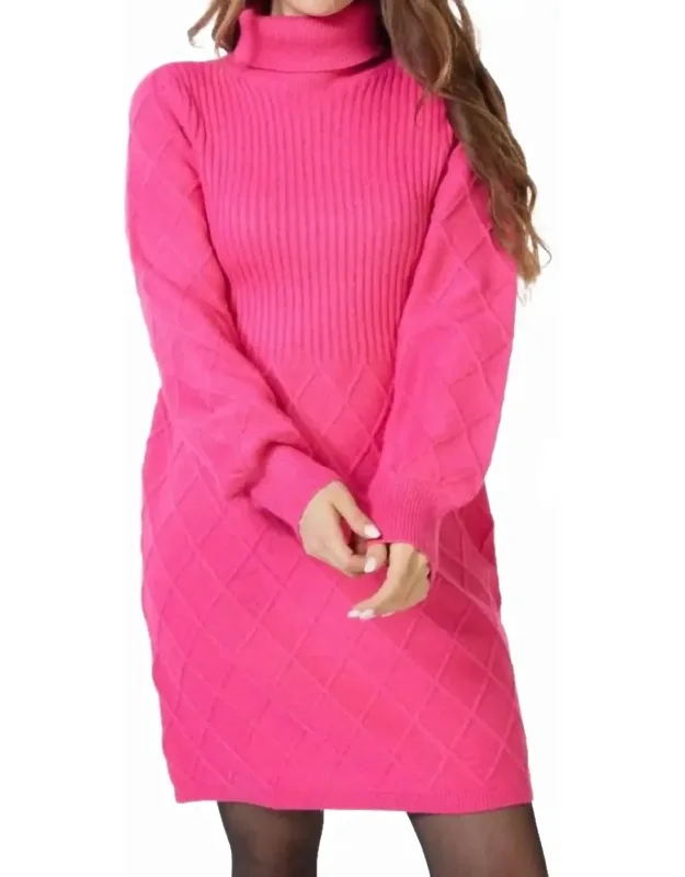 Turtleneck Mini Dress