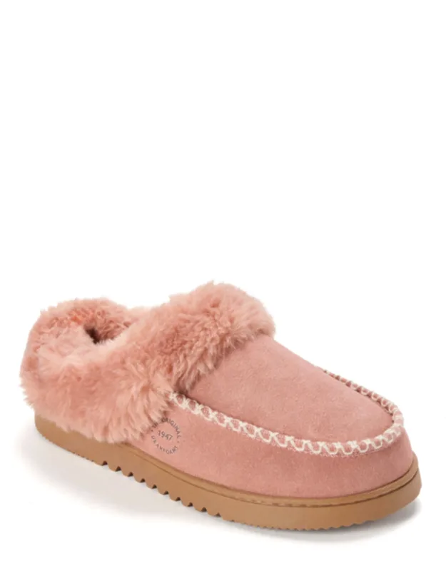 Blaine Genuine Suede Clog Slippers