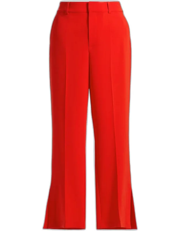Cropped Crepe Pants