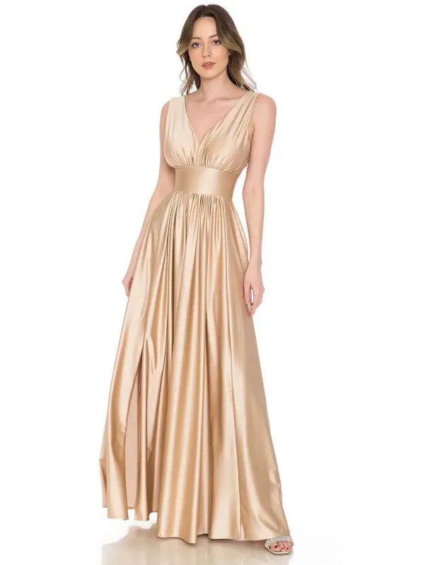 Empire Waist Long Formal Dress