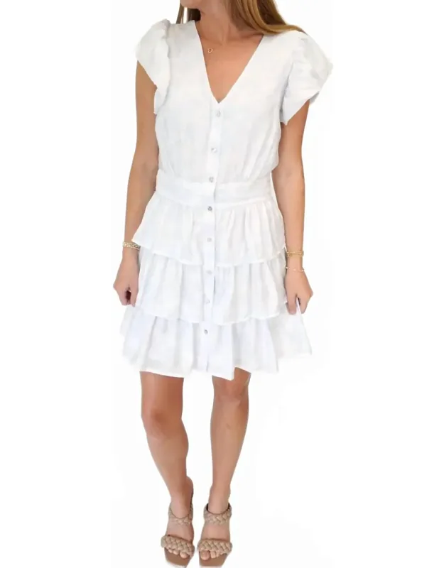 Tiered Ruffle Mini Dress