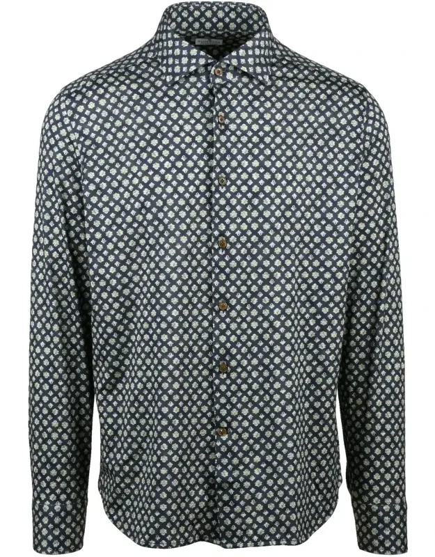 Geometric Patterned Cotton Shirt