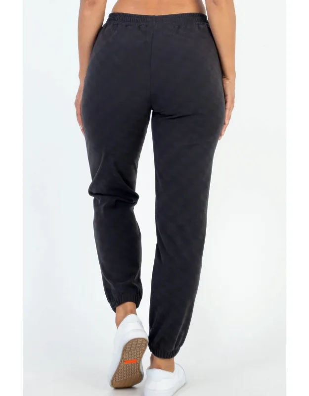 Ribbed Side Pocket Joggers