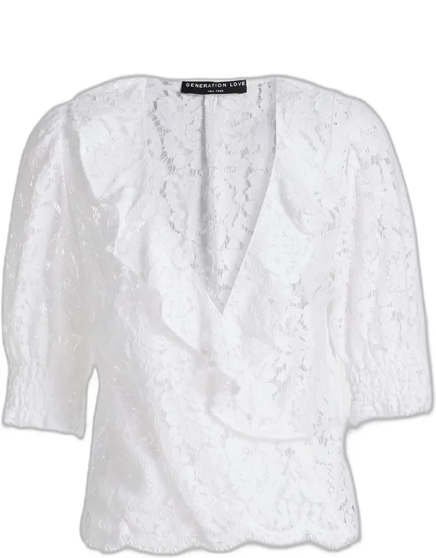Lace Cascade Blouse