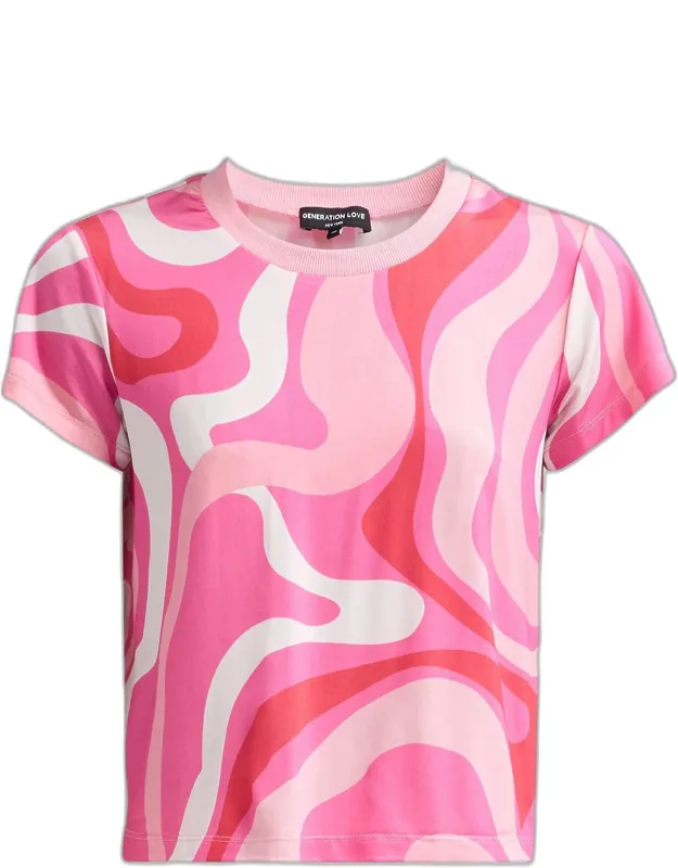 Geo Jersey Crewneck T-shirt