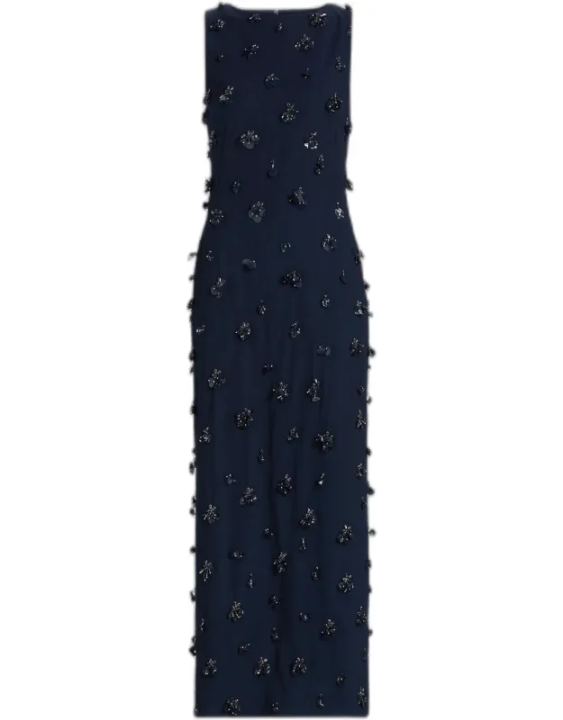 Embellished Cocktail Maxi Dress