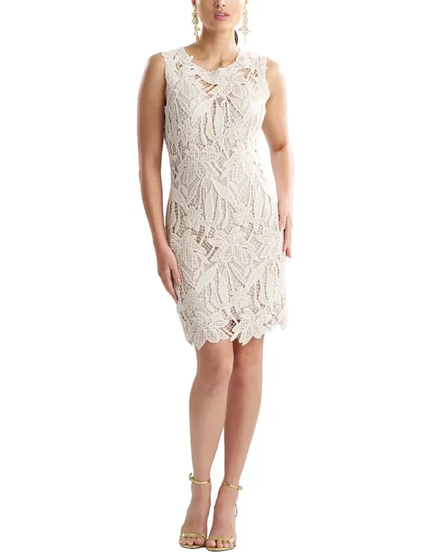 Crochet Lace Sheath Dress
