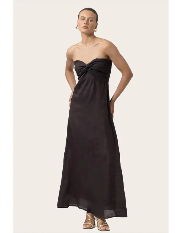Melody Linen Maxi Dress