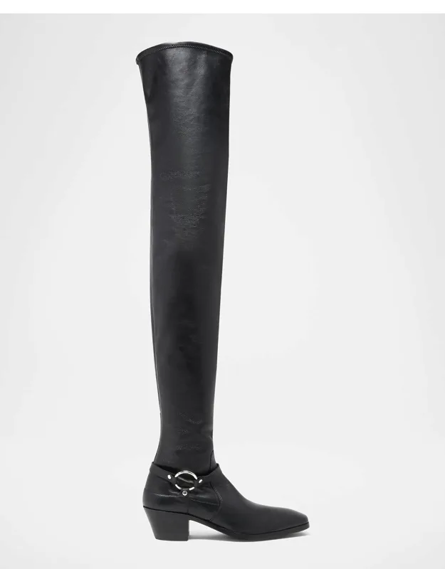 Leather Over-the-knee Boots