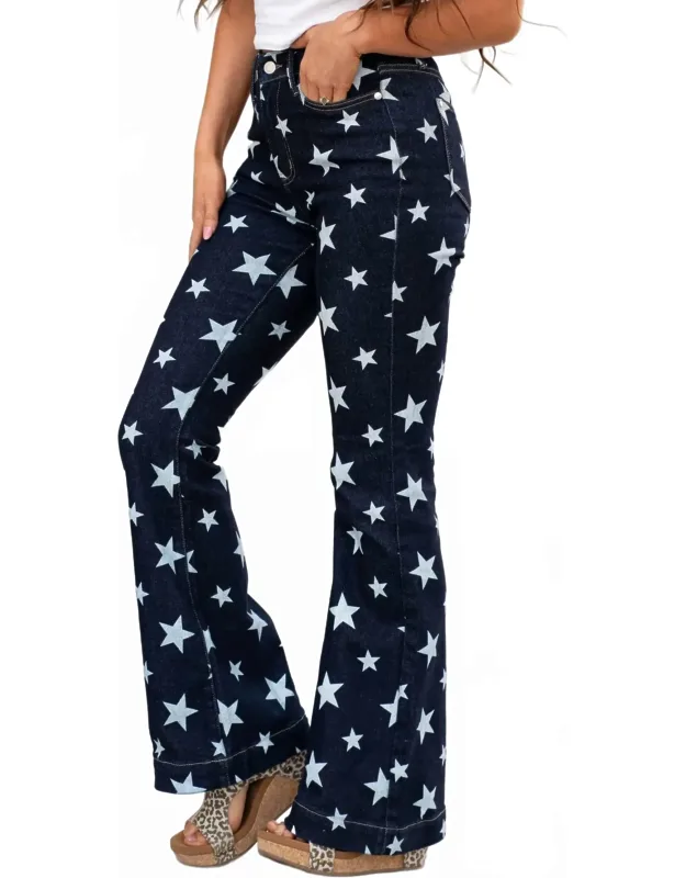 I'm Seeing Stars Flare Jeans