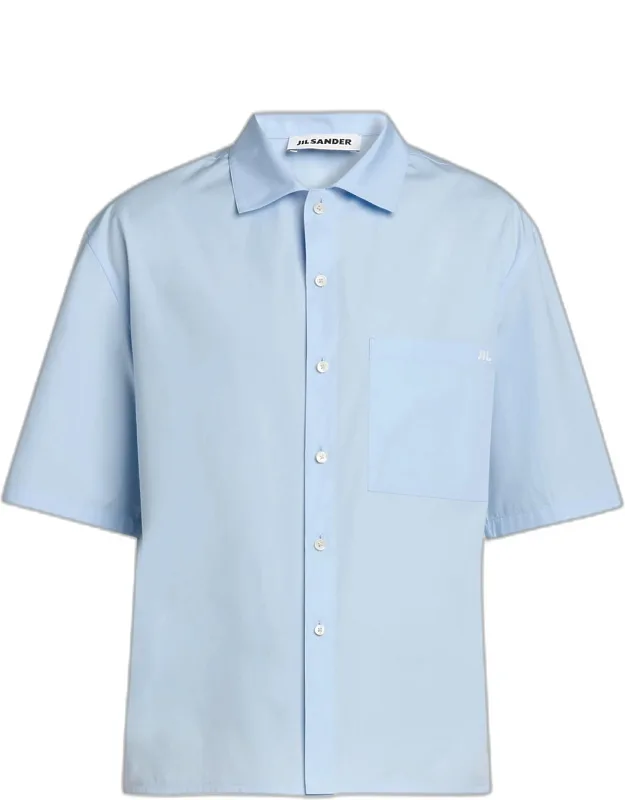 Embroidered Cotton Poplin Shirt