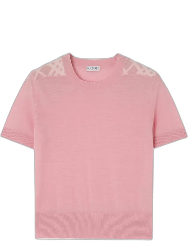 Wool Short-sleeve Sweater