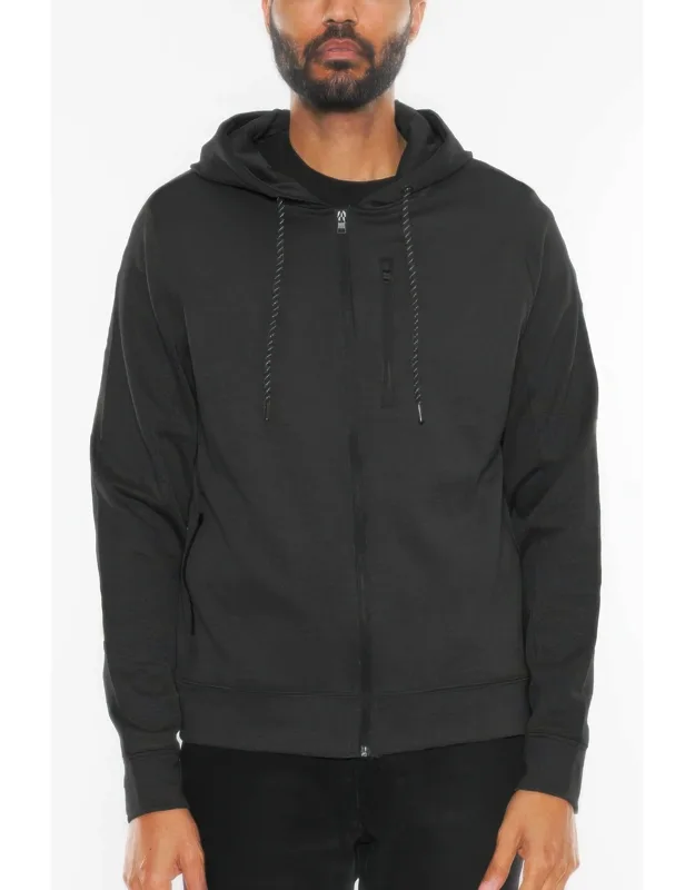 Heathered Zip Up Jacket
