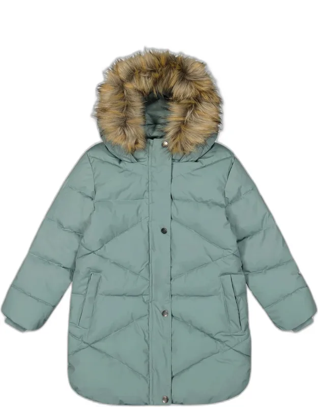 Long Winter Puffer Coat