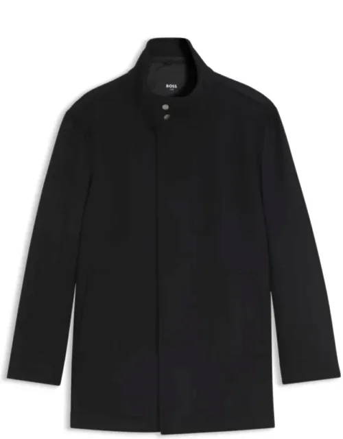 Formal Coat With A Stand Collar
