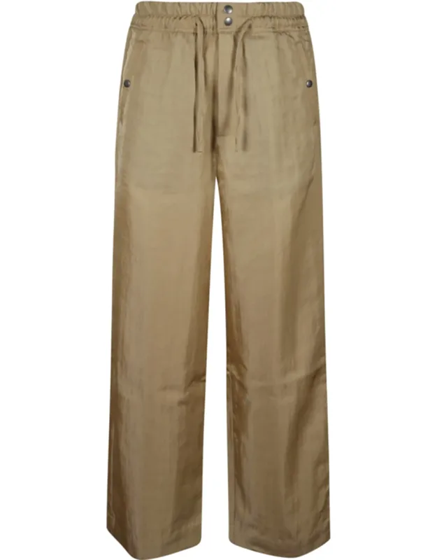 Prima Pants With Flap Pockets And Drawstring Waistband