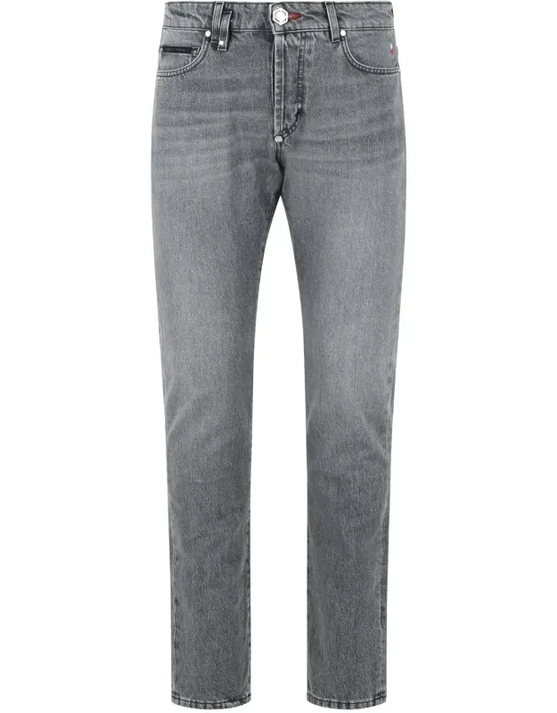 Straight Cotton Jeans