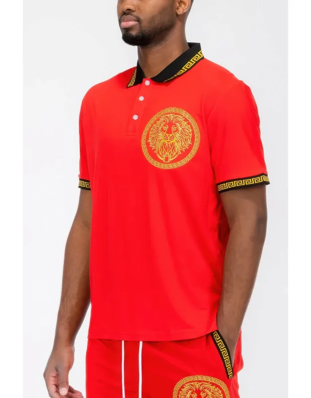 Lion Head Polo Shirt