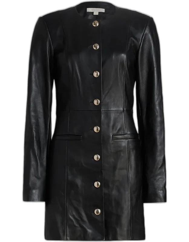 Leather Mini Dress