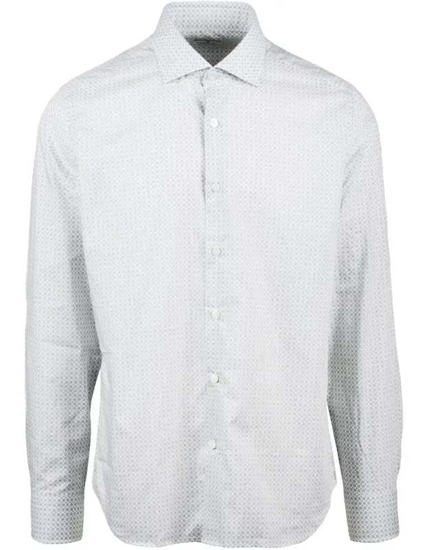 Geometric Pattern Cotton Shirt