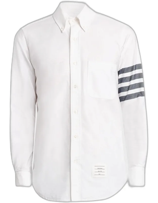 Engineered 4-bar Straight-fit Oxford Shirt