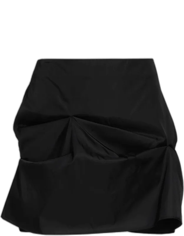 Duchesse Satin Mini Skirt
