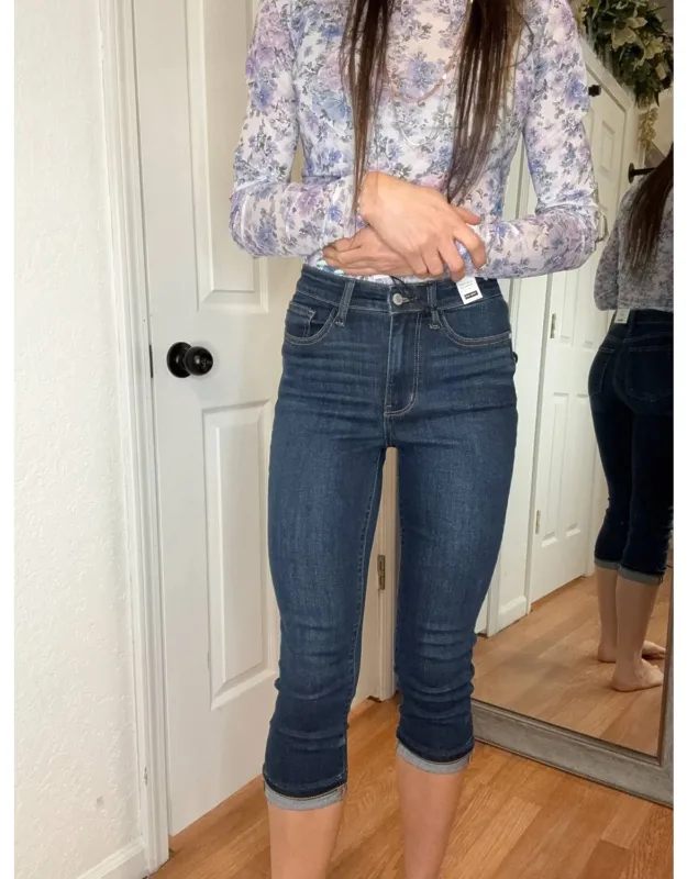 Denim Capri Jeans