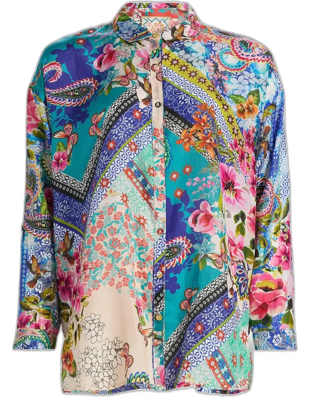 Patchwork Silk Tunic