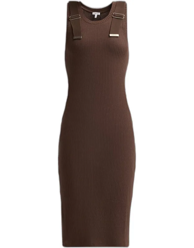 Ribbed Midi Dress