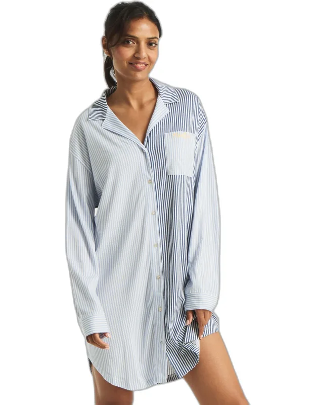 Button-front Sleep Dress