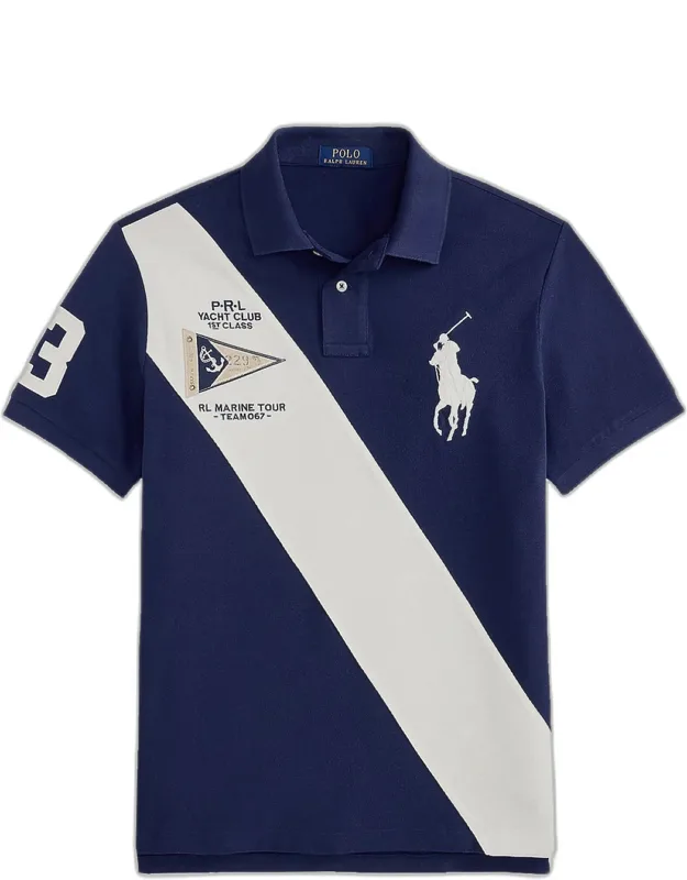 Big Pony Mesh Custom Slim-fit Polo Shirt