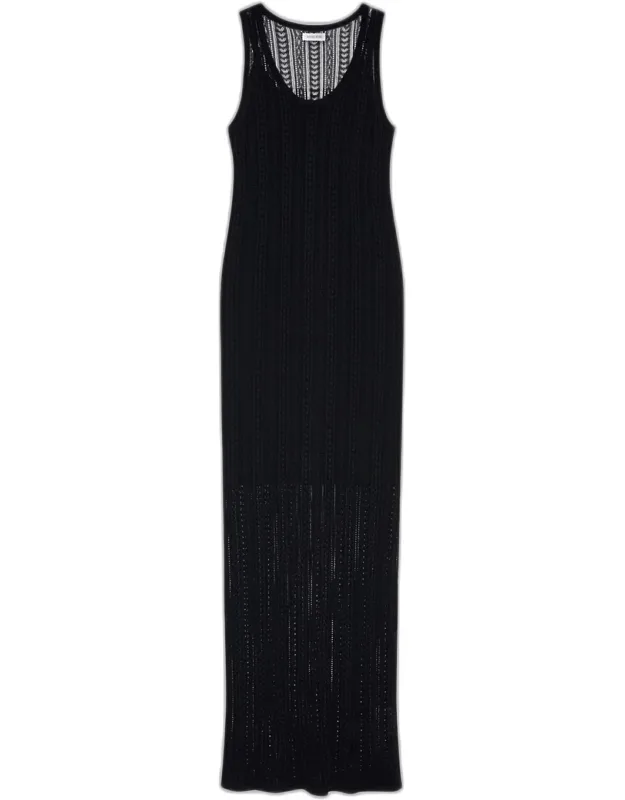 Open-knit Maxi Dress
