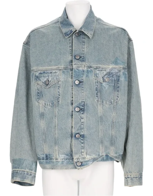 Denim Shirt With Flap Pockets