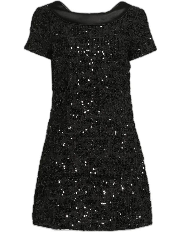 Sequined Mini Dress