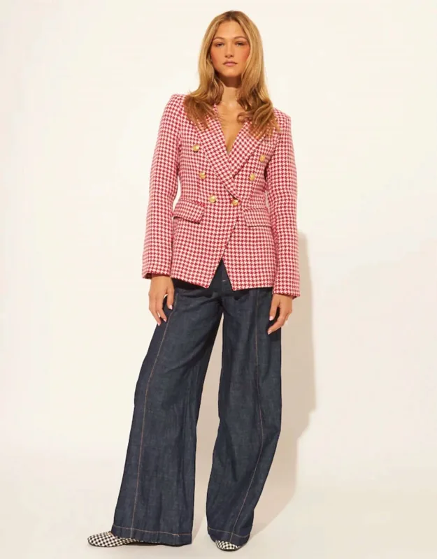 Houndstooth Blazer