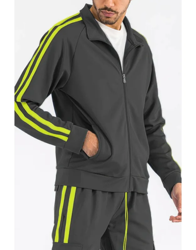 Two Stripe Track Jacket - High-quality Fabric, Regular Fit