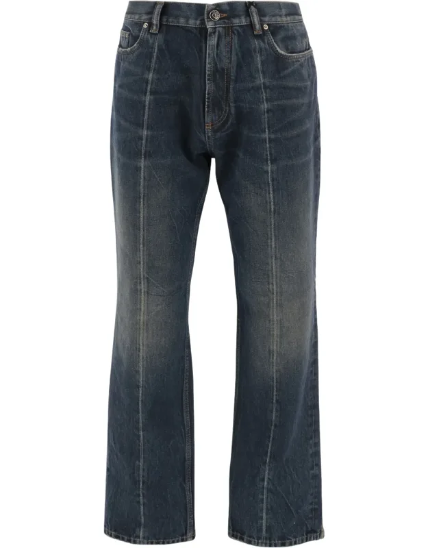 Distressed Denim Jeans