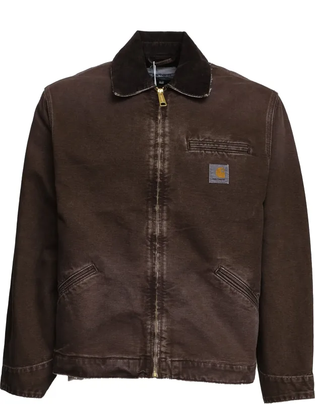 Heavy-duty Canvas Jacket With Adjustable Cuffs