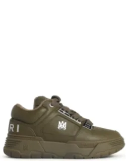 Metallic Ma-1 Leather Sneakers