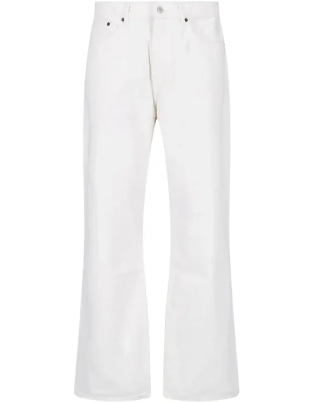 Straight Fit Denim Jeans With Classic Five-pocket Design