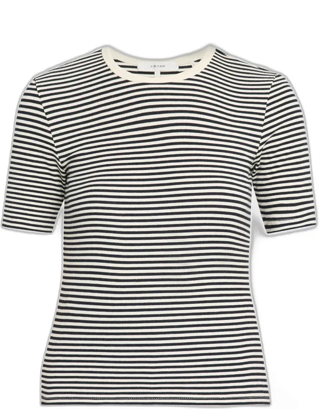 The Fine Striped Crewneck T-shirt