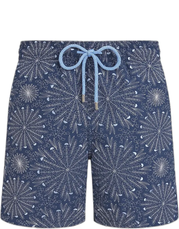 Mistral Embroidered Sea Urchin Swim Trunks