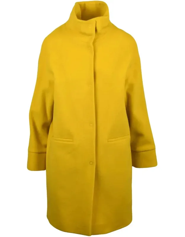 Virgin Wool-blend Coat