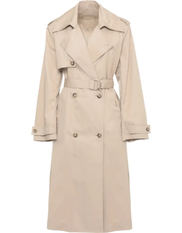 Tech Double-breasted Trench Coat