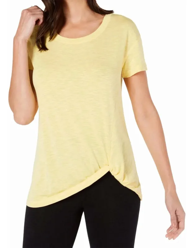 Knot Front T-shirt