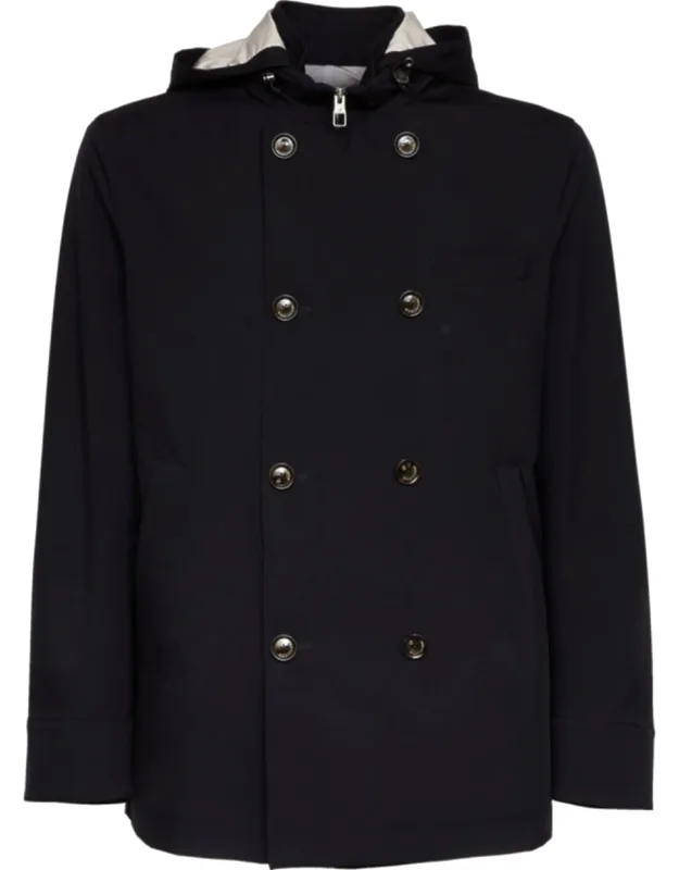 Hybrid Peacoat Parka