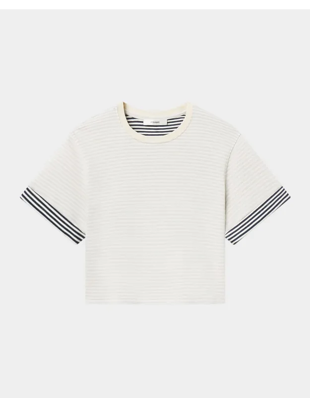 Stripe Cuff Tee