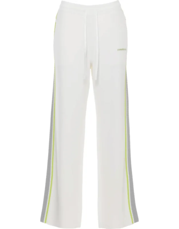 Embroidered Logo Flared Pants